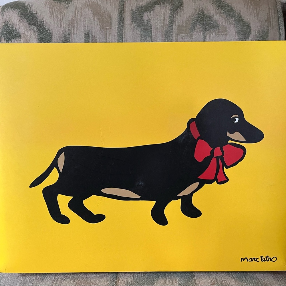 Marc Tetro  dachshund, mini bag backpack wallet great for dog lovers new attacks - Picture 3 of 13